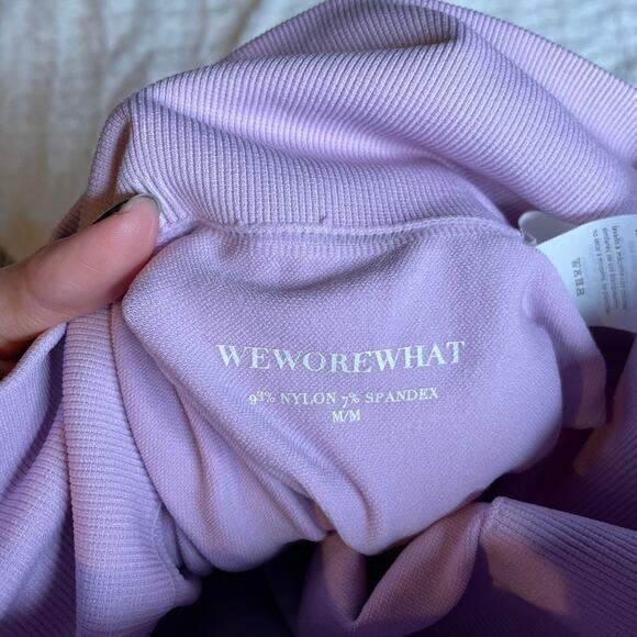 WE WORE WHAT Revolve Seamless Leggings Lilac Purple High‎ Waist Barbiecore - Picture 4 of 5